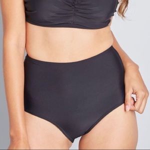 NWOT MODCLOTH The Sara High Waisted Bikini Bottom